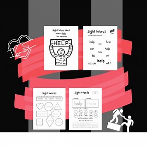 Pre-K Sight Word “HELP”