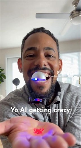 Drone in a levitating shell #ai