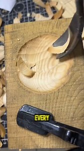 The process of carving and hollowing out a block of wood #Handmade #WorkSmarter #fblifestyle | Woodform Crafts
