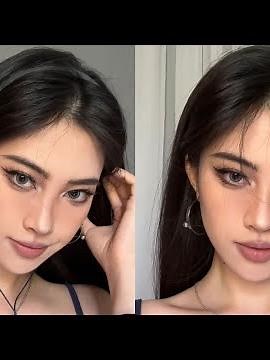 fox cat eye ulzzang korean douyin makeup tutorial 🤍 smokey