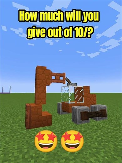 How to build a Realistic Excavator in Minecraft! 🚜 #minecraft #youtubeshorts