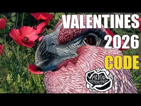 [VALENTINES💕] PRIOR EXTINCTION - DINOSAUR SURVIVAL CODES [ROBLOX] | *NEW* ALL WORKING 2026 CODES