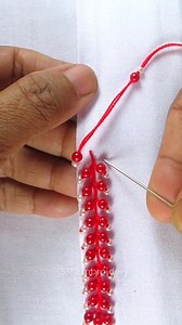 26K views · 250 reactions | Trending pearl border lace needle sewing embroidery❤️‍ #trending #viral #reels #love #embroidery | SR Embroidery | Facebook