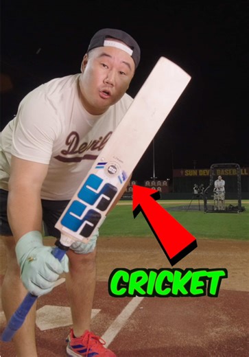 Home Run with Cricket Bat at D1 Stadium?