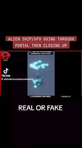 4.7K views · 75 reactions | ALIEN SHIP/UFO GOING THROUGH PORTAL THEN...