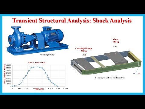 Transient Structural Analysis of Centrifugal Pump Base Frame using ANSYS