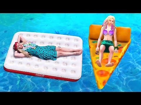 I LIVED like My Sim on a Tropical Island! (New Sims 4 DLC)