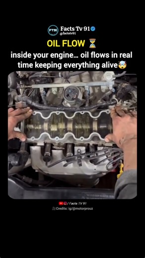 This Shows How Engine Oil Actually Flows 🤯