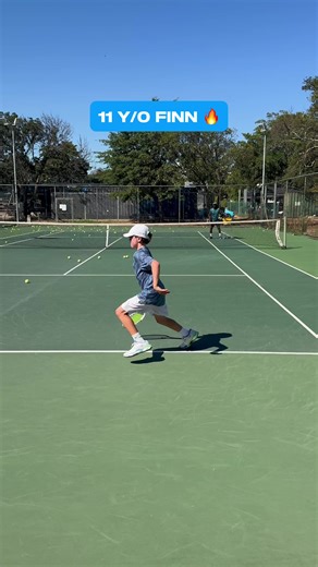 Crosscourt Grind 🔥🎾 Finn putting in serious work on his forehand crosscourts with a coach at the academy! Precision, rhythm, and intensity—this is how you level up. 💪 #coppinitennisacademy #tennistraining #ITF #WTA #tennislife #ATP #tennis