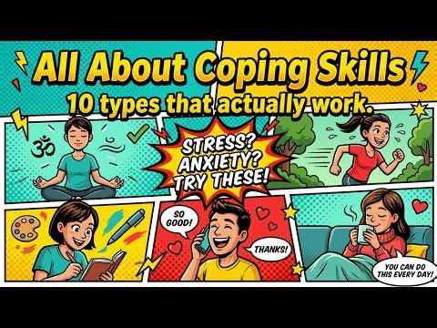 ALL ABOUT COPING SKILLS (10 CATEGORIES WITH SKILLS THAT ACTUALLY WORK)🧘🏽‍♀️ 💬 📓 🎧 🚶🏽‍♀️ 🌿
