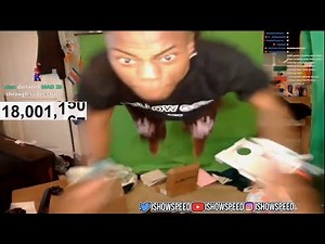 iShowSpeed jumps into the camera