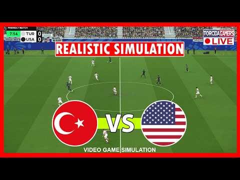 Türkiye vs USA | World Cup 2026 | eFootball PES 2021 Simulation