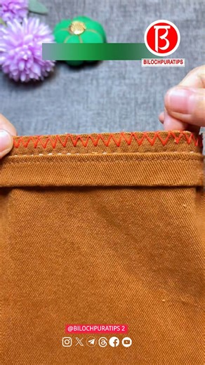 Change the length of your pants at home Episode 1959 Follow My Page Facebook : Bilochpuratips 2 Diy . . . . . . #bilochpuratips2diy #bilochpuratips #needlework #sewing #reels . | Bilochpuratips 2 Diy