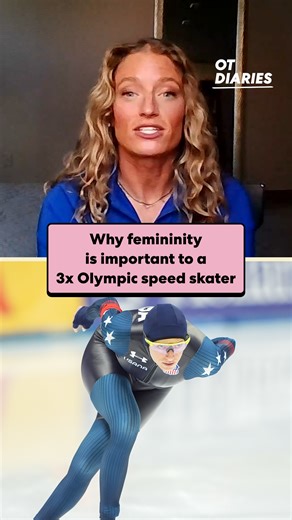 Why femininity is important to a 3x Olympic speed skater