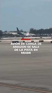 Amazon cargo plane skids off runway at Miami airport, leaving five dead