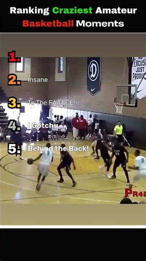 Ranking Unbelievable Amateur Basketball Plays! #Shorts