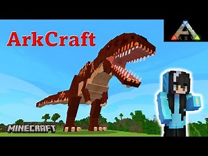 ArkCraft Epi. 1: I am TROLLED by DINOSAURS in Minecraft | Ark Survival Evolved