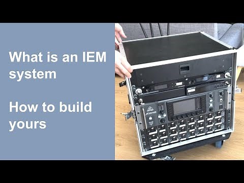 What is an in-ear monitor system, and How to build an IEM rack for your band