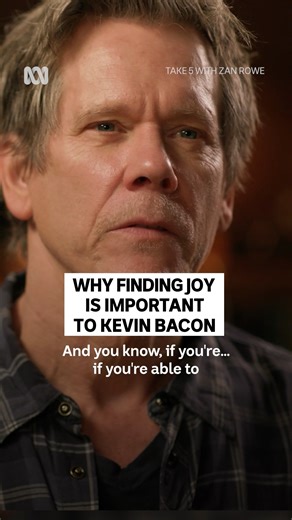 Kevin Bacon’s rule to live by 😊 Take 5 with Zan Rowe — Stream the new season Tuesdays, 8.30pm on ABC iview and ABC TV. | ABC iview