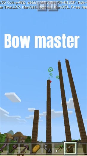 bow master. minecraft
