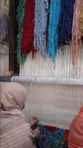 Afghan Women Weaving Handmade Carpets | Traditional Rug Making from #Afghanistan
