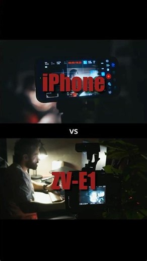 iPhone 16pro max vs Sony ZV-E1 stop blaming your camera #iphonepromax #sonyzve1