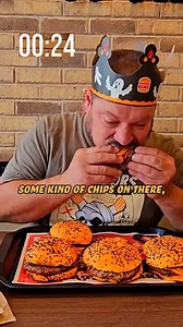 “Oh, you can’t do that” #reels #manvsfood #ghostwhopper #whopper #dagarbage #mukbang #eatingcontest | Da Garbage Disposal