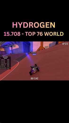 TOP 76 WORLD 😱 HYDROGEN – 15.708 | Trackmania Weekly Shorts Week 53