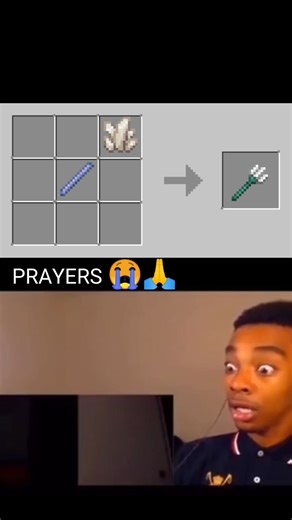 Trident 🔱 Recipe Minecraft 🤯#minecraftshorts #minecraft #minecraftgameplay