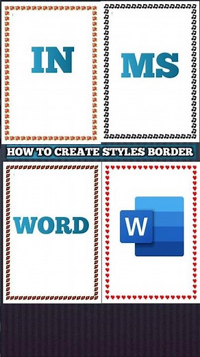 How to Create a Stylest Page Border in Word | create stylest border lines in word @pcmobileofficial
