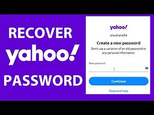 RECOVER YAHOO PASSWORD HELP 2021 | Forgot Password? Reset Yahoo Mail Account Password Fast !