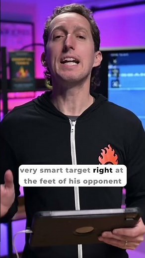 Aim HERE in doubles for more points