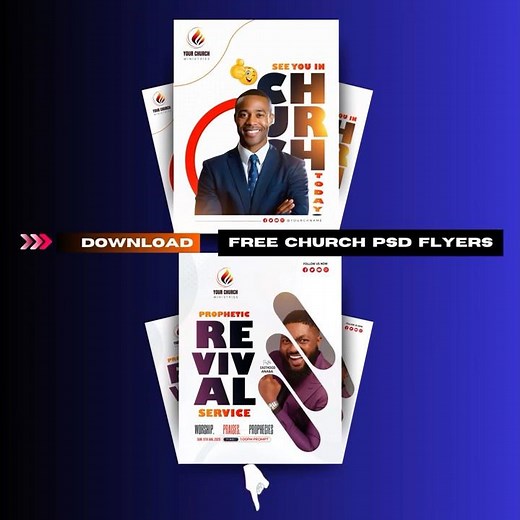 FREE PSD Church Flyer Files - Fully Editable!