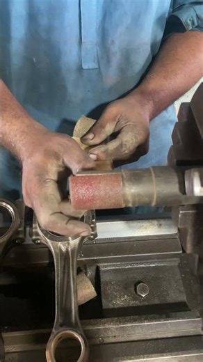 Connecting Rod Repair Piston Assembly #piston #mechanic #lathe
