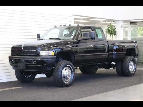 #15682 1996 DODGE RAM 3500 DUALLY SLT LARAMIE 4X4 CUMMINS 5.9L 12-VALVE 100% RUST FREE NEW BFG KO3