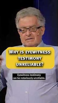 Is your memory trustworthy? Psychologist Chris French on flawed eyewitness testimony #shorts #test