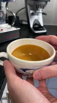 Making a latte on the La Marzocco Linea Micra espresso machine