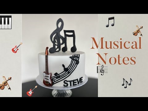 Decorate with me | Musical Notes Cake