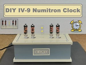 DIY Simplest IV9 Numitron Clock With Arduino