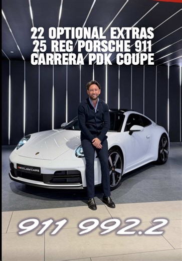 2025 Porsche 911 3.0 Carrera PDK Coupe with 22 Extras