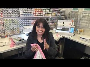 Tips on How to Embroider and Bind on Minky with Kim