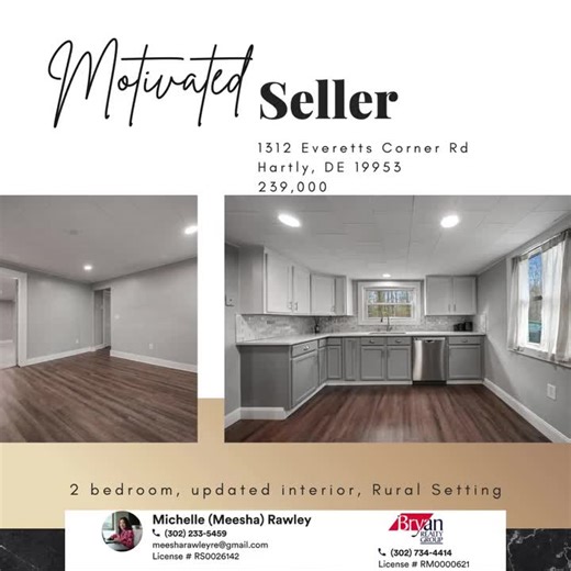 🏡 Country Living at an Affordable Price! $239,000 🌿 Welcome to 1312 Everetts Corner Road — a thoughtfully updated home offering space, simplicity, and peace of mind. ✨ Highlights include: ✔️ Septic system certified ✔️ Home updated in 2022 ✔️ Stainless steel appliances ✔️ Quiet country setting with room to breathe ✔️ Priced to sell — an excellent value in today’s market Whether you’re relocating, downsizing, or looking for a place to finally put down roots, this home checks the boxes without th