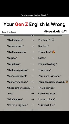 Your English is about to get a Gen Z upgrade 😭🔥 #englishlearning #spokenenglish #ytshorts #gk