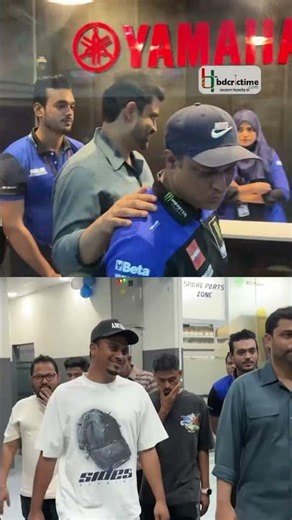 নিজের মালিকানাধীন ‘টুয়েন্টি এইট’ মোটর্সের শো-রুম রুবেল ও তাইজুলকে ঘুরে ঘুরে দেখালেন তামিম #tamim