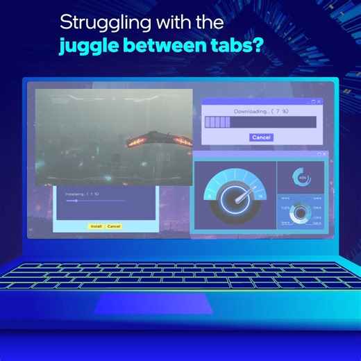 Handle all things at once and game without any interruptions on gaming laptops powered by Intel® Core™ Processors. #GameWithIntel #GameWithoutCompromise | Intel