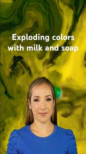 Simple Science experiment to Explain Exploding Colors with Milk and Soap