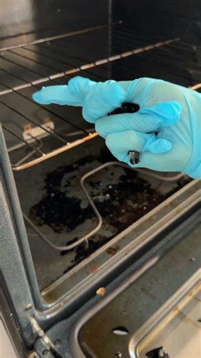 This is how easy it is to clean your oven without toxic chemicals ✨#hygeanatural #cleaninghacks