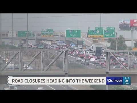 Road closures expected this weekend in the Valley