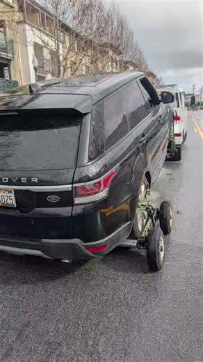 Diesel Range Rover Towing #roadside #streetdriving #automobile #cartok