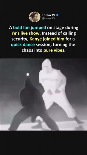 Kanye's Surprise Dance Moment